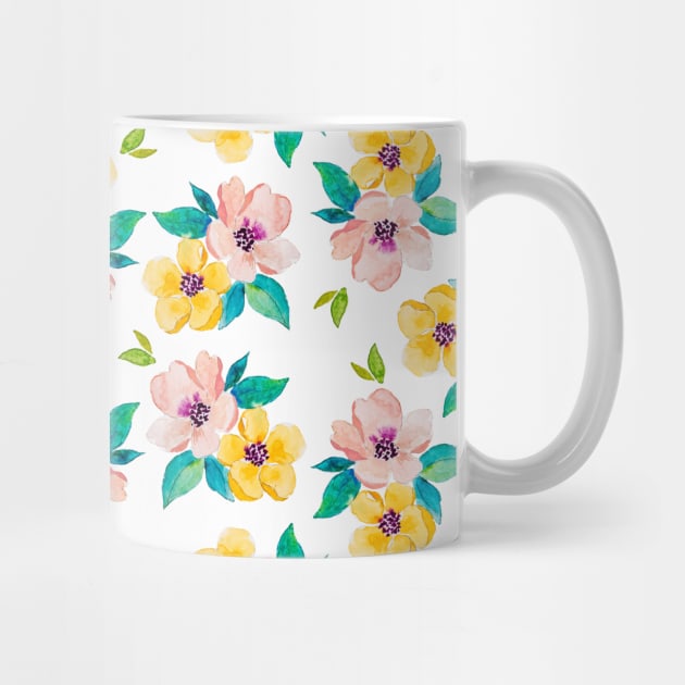 Watercolour Floral Print by Dessi Designs